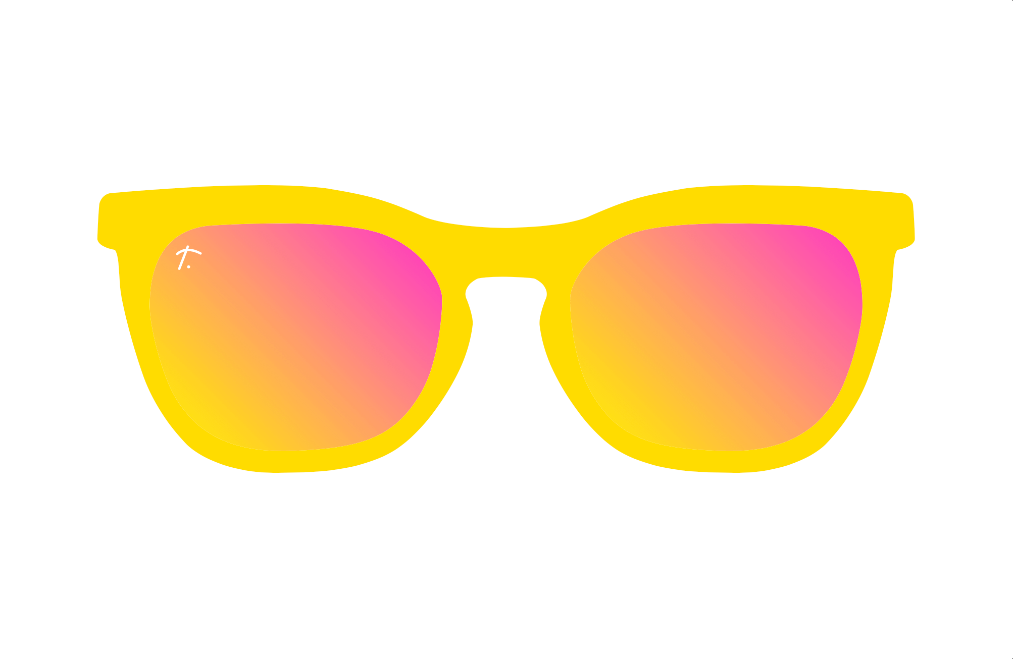 Green and yellow running sunglasses for runners