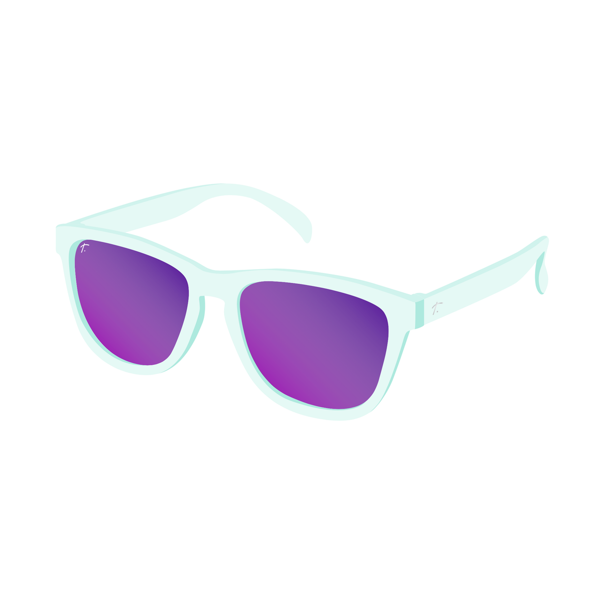 Transparent polarized sunglasses for runners by Tierra  display picture 2