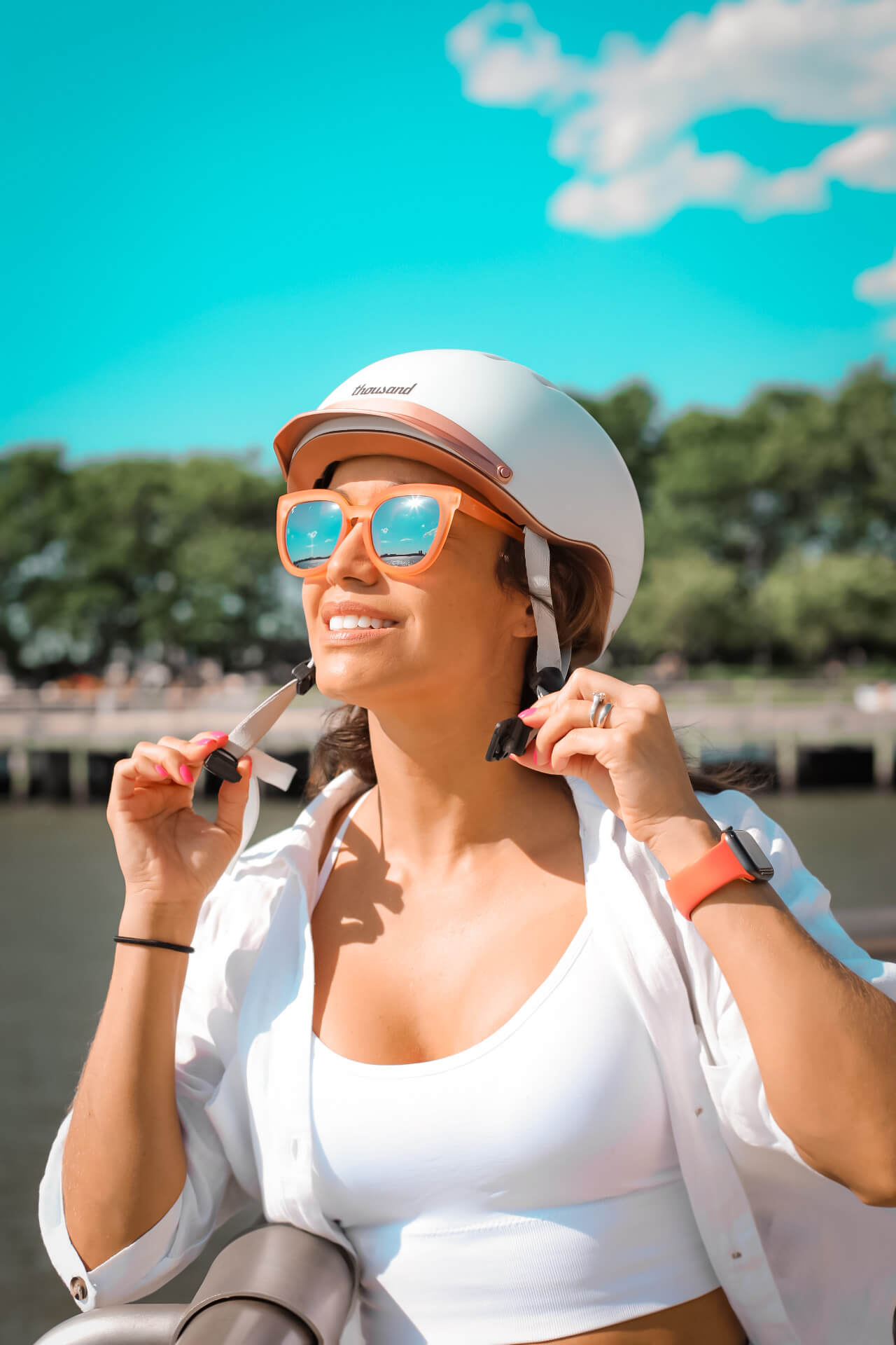 blush cat eye sunglasses for women