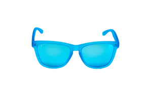 Running Sunglasses. Polarized Sunglasses for women and men. Blue frame/ Blue mirror lens. sunglasses for runners