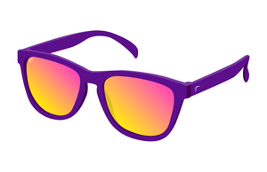 Purple running sunglasses for runners